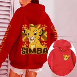 The Lion King Men Hoodie Cartoon Anime Women Pullover Tops 2026 New Casual Autumn Winter Couple Oversized Sweatshirts