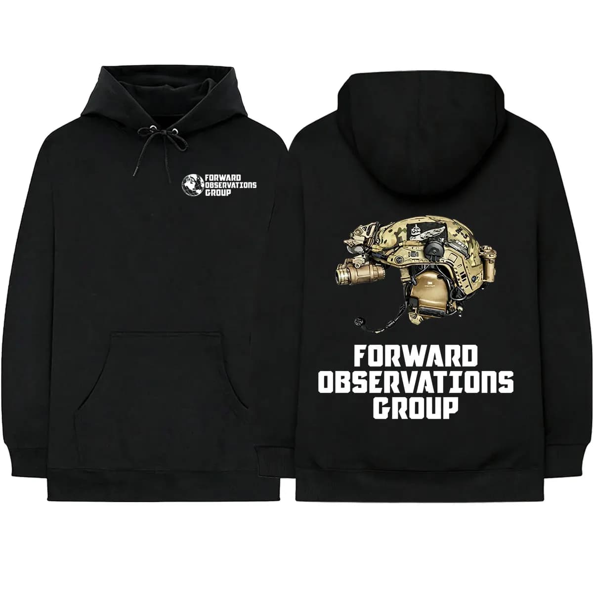 Forward Observations Group Skeleton Hoodies Men Women Clothing Fashion Casual Long Sleeves Pullover Hooded Sweatshirt Streetwear