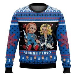 Chucky Chuckie Doll Good Guys Christmas Sweater Couple 2026 New Fashion Men Pullover Tops Cartoon Anime Women Hoodie Sweatshirt