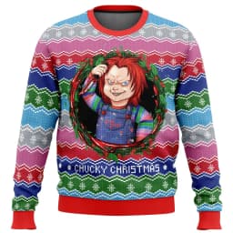 Chucky Chuckie Doll Good Guys Christmas Sweater Couple 2026 New Fashion Men Pullover Tops Cartoon Anime Women Hoodie Sweatshirt
