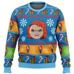 Chucky Chuckie Doll Good Guys Christmas Sweater Couple 2026 New Fashion Men Pullover Tops Cartoon Anime Women Hoodie Sweatshirt