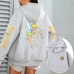 Tinker Bell Anime Men Cartoon Hoodie Women Pullover Tops Outdoor New Fashion Autumn Spring Couple Sweatshirts Clothes