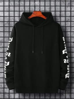 Dare Go Dream Art Words Printed Male Hoodies Street Fleece Clothing Man Hip Hop Autumn Pullovers Streetwear Hip Hop Streetwear