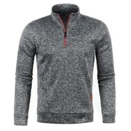 Animal Game Outdoor Men's Zipper Sweatshirts Long Sleeve Pullover Solid Streetwear Warm Jacket Sport Lightweight Work Coats