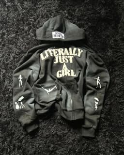 Y2K Hip Hop Hoodie Men Women 3D Print Letter Streetwear Loose Zip Up Cardigan Casual Oversized Pullover Sweatshirt Vintage Trend