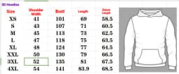 Y2K Hip Hop Hoodie Men Women 3D Print Letter Streetwear Loose Zip Up Cardigan Casual Oversized Pullover Sweatshirt Vintage Trend