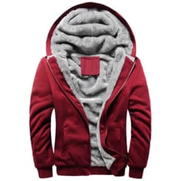 Black Hoodies Men 2026 Winter Jacket Fashion Thick Men's Hooded Sweatshirt Male Warm Fur Liner Sportswear Tracksuits Mens Coat