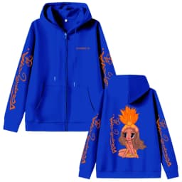 Karol G Tropicoqueta 2025 Zipper Hoodie Men Women Fashion Pop Music Zip Up Jacket Coat Unisex Casual Oversized Zip Up Sweatshirt