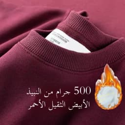 Heavyweight Fleece Lined Sweatshirt Unisex Oversized American Style Warm round Neck Long Sleeve T-Shirt for Autumn Winter