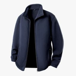 Men's Fleece Autumn and Winter Style Sweatshirts Men Thick Fleece Windproof Stand Up Collar Cardigan Sweatshirts Zipper Jackets