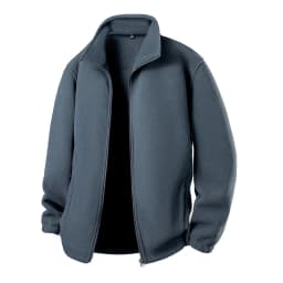 Men's Fleece Autumn and Winter Style Sweatshirts Men Thick Fleece Windproof Stand Up Collar Cardigan Sweatshirts Zipper Jackets