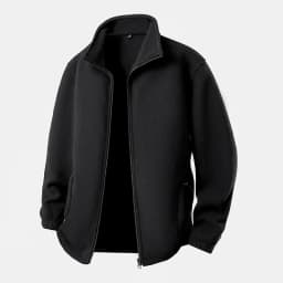 Men's Fleece Autumn and Winter Style Sweatshirts Men Thick Fleece Windproof Stand Up Collar Cardigan Sweatshirts Zipper Jackets