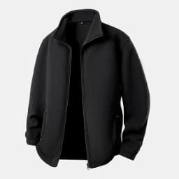 Men's Fleece Autumn and Winter Style Sweatshirts Men Thick Fleece Windproof Stand Up Collar Cardigan Sweatshirts Zipper Jackets