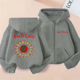 Rock Band Alice in Chains Graphic Zipper Hoodie Men Women Retro Gothic Punk Zip Up Jacket Coat Unisex Classic Oversized Hoodies