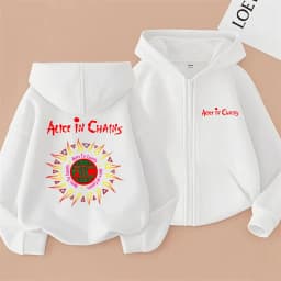 Rock Band Alice in Chains Graphic Zipper Hoodie Men Women Retro Gothic Punk Zip Up Jacket Coat Unisex Classic Oversized Hoodies