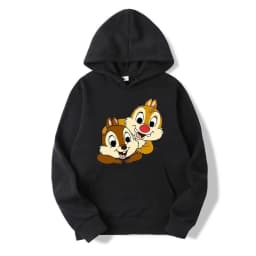 Chip & Dale Men Hoodie Cartoon Anime Fashion Women Oversized Sweatshirt Tops Spring Autumn Couple Pullover Clothing