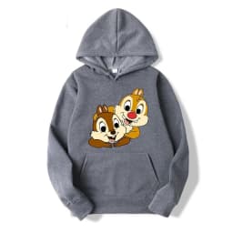 Chip & Dale Men Hoodie Cartoon Anime Fashion Women Oversized Sweatshirt Tops Spring Autumn Couple Pullover Clothing