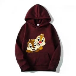 Chip & Dale Men Hoodie Cartoon Anime Fashion Women Oversized Sweatshirt Tops Spring Autumn Couple Pullover Clothing