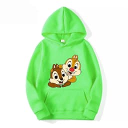 Chip & Dale Men Hoodie Cartoon Anime Fashion Women Oversized Sweatshirt Tops Spring Autumn Couple Pullover Clothing