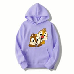 Chip & Dale Men Hoodie Cartoon Anime Fashion Women Oversized Sweatshirt Tops Spring Autumn Couple Pullover Clothing