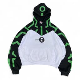 Upgrade Alien Patchwork Embroider Hoodies Women Casual Sweatshirt American Streetwear Comic Convention Unisex Anime Hoodie