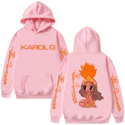 Karol G Tropicoqueta 2025 Hoodie Men Women Fashion Pop Music Sweatshirt Unisex Casual Fleece Cotton Oversized Hoodies Pullover