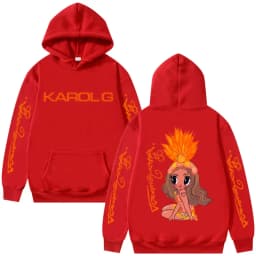 Karol G Tropicoqueta 2025 Hoodie Men Women Fashion Pop Music Sweatshirt Unisex Casual Fleece Cotton Oversized Hoodies Pullover