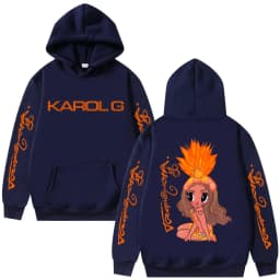 Karol G Tropicoqueta 2025 Hoodie Men Women Fashion Pop Music Sweatshirt Unisex Casual Fleece Cotton Oversized Hoodies Pullover