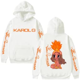 Karol G Tropicoqueta 2025 Hoodie Men Women Fashion Pop Music Sweatshirt Unisex Casual Fleece Cotton Oversized Hoodies Pullover