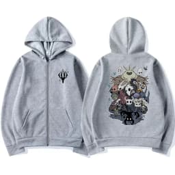 Game Hollow Void Hollow Knight Zipper Hoodie Mens Fashion Hooded Sweatshirt All-match Men Women Anime Black Loose Zip Up Jacket