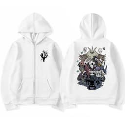 Game Hollow Void Hollow Knight Zipper Hoodie Mens Fashion Hooded Sweatshirt All-match Men Women Anime Black Loose Zip Up Jacket