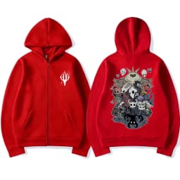 Game Hollow Void Hollow Knight Zipper Hoodie Mens Fashion Hooded Sweatshirt All-match Men Women Anime Black Loose Zip Up Jacket