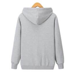 2026 New Autumn Winter Jacket Men Hoodie Velvet Thick Pure Cotton Solid Color Warm And Soft Ladies Zipper Coat Casual Sweatshirt