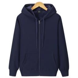 2026 New Autumn Winter Jacket Men Hoodie Velvet Thick Pure Cotton Solid Color Warm And Soft Ladies Zipper Coat Casual Sweatshirt
