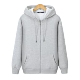 2026 New Autumn Winter Jacket Men Hoodie Velvet Thick Pure Cotton Solid Color Warm And Soft Ladies Zipper Coat Casual Sweatshirt