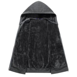 2026 New Autumn Winter Jacket Men Hoodie Velvet Thick Pure Cotton Solid Color Warm And Soft Ladies Zipper Coat Casual Sweatshirt