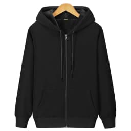 2026 New Autumn Winter Jacket Men Hoodie Velvet Thick Pure Cotton Solid Color Warm And Soft Ladies Zipper Coat Casual Sweatshirt
