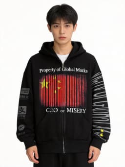 Hip Hop Grunge Chinatown Hoodies Women Streetwear Sweatshirt Tops Harajuku Casual Goth Oversized Hoodie Men Clothing Y2k Clothes