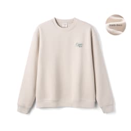SIMWOOD 2026 Autumn Winter New 380gsm Warm Fleece Lining Fabric Washed Vintage Sweatshirts Men Retro Badge Print Pullovers