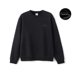 SIMWOOD 2026 Autumn Winter New 380gsm Warm Fleece Lining Fabric Washed Vintage Sweatshirts Men Retro Badge Print Pullovers
