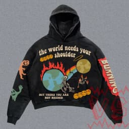 Harajuku skull letter oversized sweatshirt hoodie body armor hoodies women goth y2k tops 2026 new streetwear gothic clothes