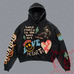 Harajuku skull letter oversized sweatshirt hoodie body armor hoodies women goth y2k tops 2026 new streetwear gothic clothes