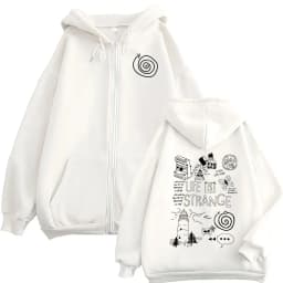 Game "Life is Strange" Printed Zipper Hoodie Men and Women Long Sleeve Fashion Loose Hoodie Loose Hoodie Hoodie Hoodie Coat