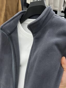 Fashionable Double-Sided Fleece Stand-Collar Cardigan Men's Autumn Winter Warm Wear-Resistant Non-Shrinking Zipper Sleeveless...