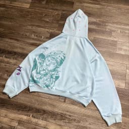 Harajuku Jojo Bizarre Adventure Zip Up Hoodies Embroidery Johnny Joestar Zip Up Hoodie Hip Hop CoupleS Y2k Street Sweatshirt