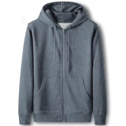 Loose Fit Men's Hoodie Sweatshirt Casual Sportswear Stand Collar Open Cardigan Jacket Autumn Winter Comfortable Streetwear
