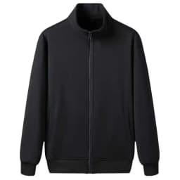 Loose Fit Men's Hoodie Sweatshirt Casual Sportswear Stand Collar Open Cardigan Jacket Autumn Winter Comfortable Streetwear