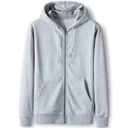 Loose Fit Men's Hoodie Sweatshirt Casual Sportswear Stand Collar Open Cardigan Jacket Autumn Winter Comfortable Streetwear