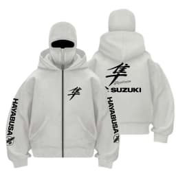 Suzuki Hayabusa motorcycle logo outdoor extreme sports enthusiasts 2026 new men's windproof face mask hooded coat