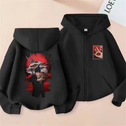 Anime Chainsaw Person Washing Retro Zipper Hoodie cartoon Electric Second Pochita Funny Picture Men's and Women's Comic Jacket